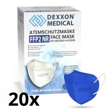 DEXXON MEDICAL Respirators FFP2 NR Tumši zila 20gab
