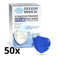 DEXXON MEDICAL Respirators FFP2 NR Tumši zils 50gab