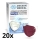 DEXXON MEDICAL Respirators FFP2 NR vīna sarkans 20gab