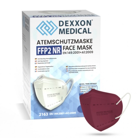 DEXXON MEDICAL Respirators FFP2 NR violets 1gab