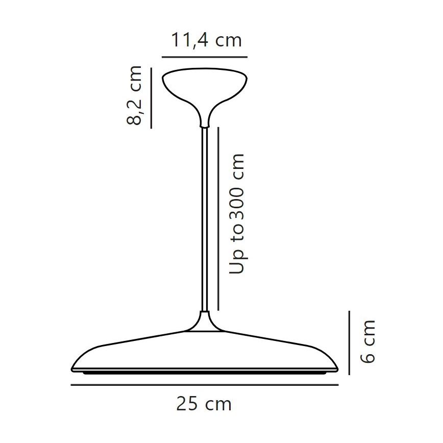 DFTP by Nordlux - LED Aptumšojama lustra ar auklu ARTIST LED/14W/230V d. 25 cm varš