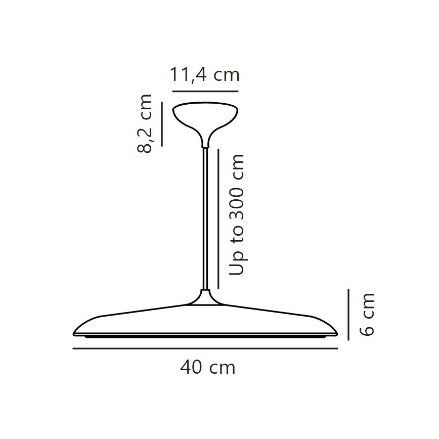 DFTP by Nordlux - LED Aptumšojama lustra ar auklu ARTIST LED/24W/230V d. 40 cm varš