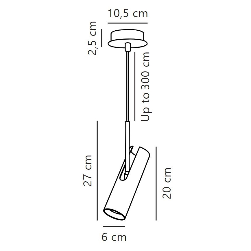 DFTP by Nordlux - Lustra ar auklu MIB 1xGU10/8W/230V balta
