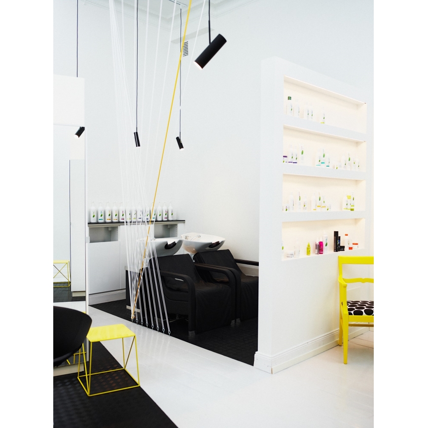 DFTP by Nordlux - Lustra ar auklu MIB 1xGU10/8W/230V melna