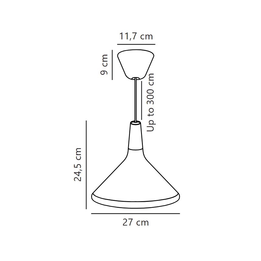 DFTP by Nordlux - Lustra ar auklu NORI 1xE27/40W/230V