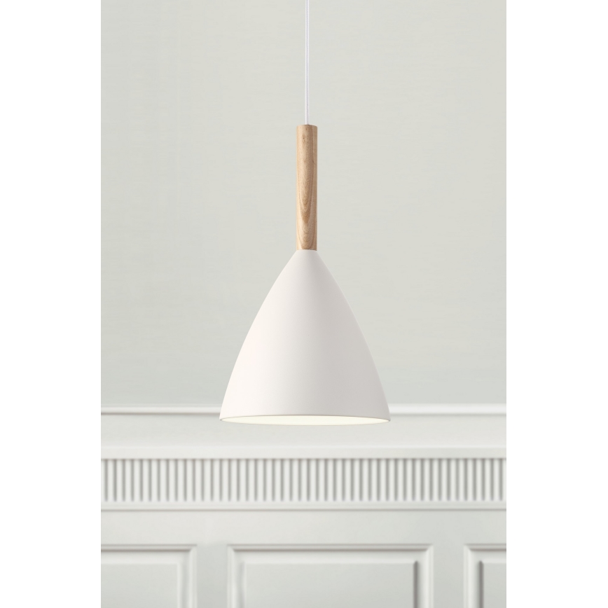 DFTP by Nordlux - Lustra ar auklu PURE 1xE27/40W/230V d. 20 cm balta/oša