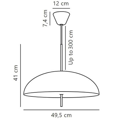 DFTP by Nordlux - Lustra ar auklu VERSALE 2xE27/15W/230V balta