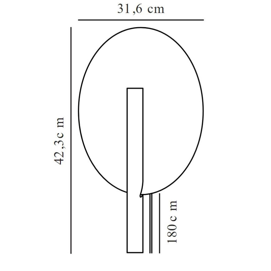 DFTP by Nordlux - Sienas lampa FURIKO 1xG9/25W/230V misiņš
