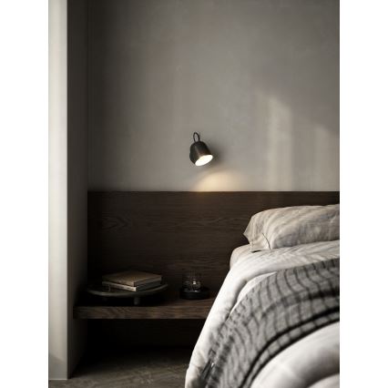 DFTP by Nordlux - Sienas starmetis ar USB port ANGLE 1xGU10/25W/230V melna