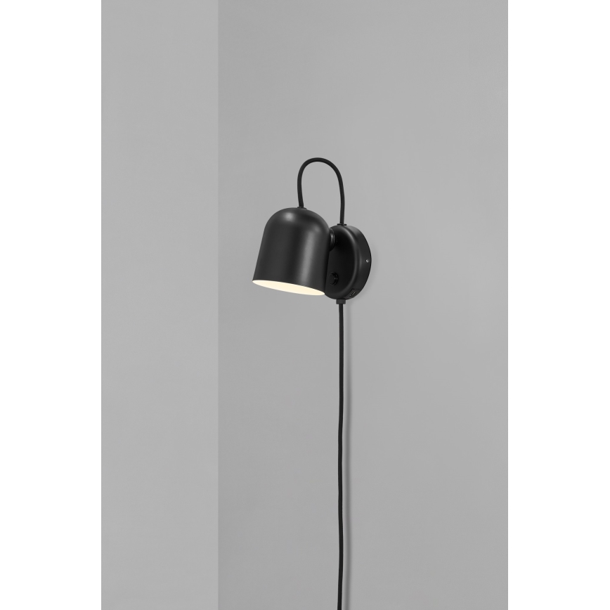 DFTP by Nordlux - Sienas starmetis ar USB port ANGLE 1xGU10/25W/230V melna