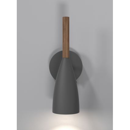 DFTP by Nordlux - Sienas starmetis PURE 1xGU10/8W/230V pelēka