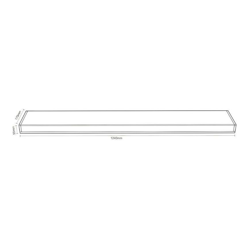 Dienasgaismas lampa 2xG13/18W/230V 124 cm