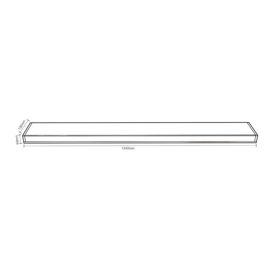 Dienasgaismas lampa T8 2xG13/18W/230V 124 cm