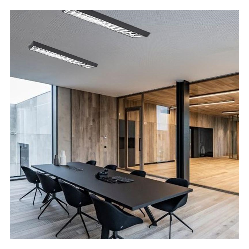 Dienasgaismas lampa T8 2xG13/18W/230V 120 cm melna