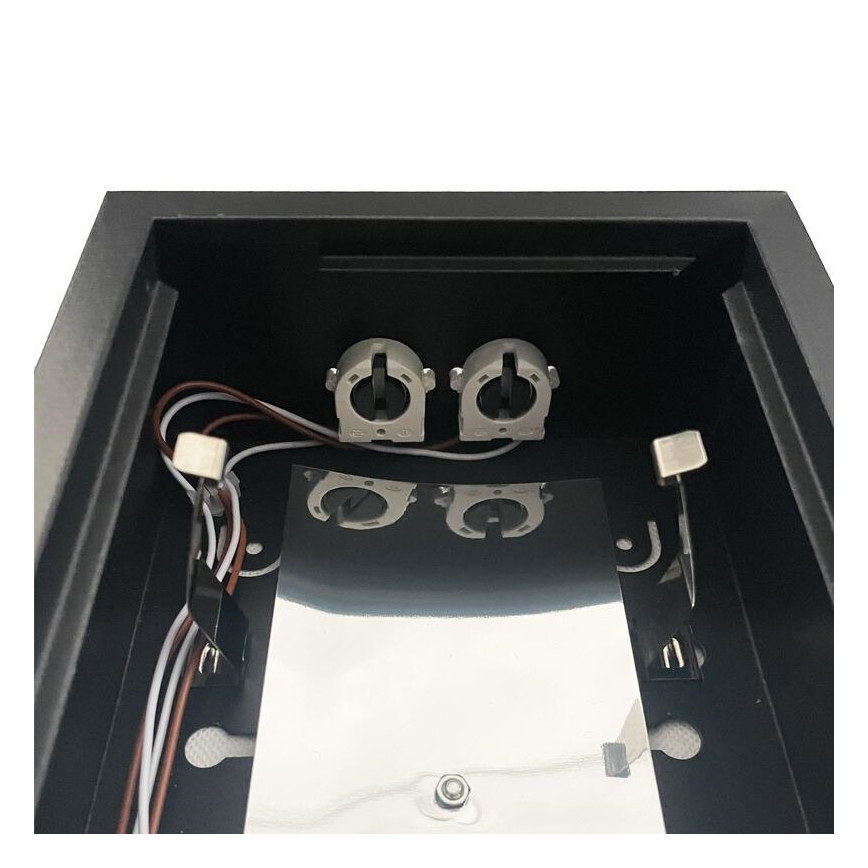 Dienasgaismas lampa T8 2xG13/18W/230V 120 cm melna