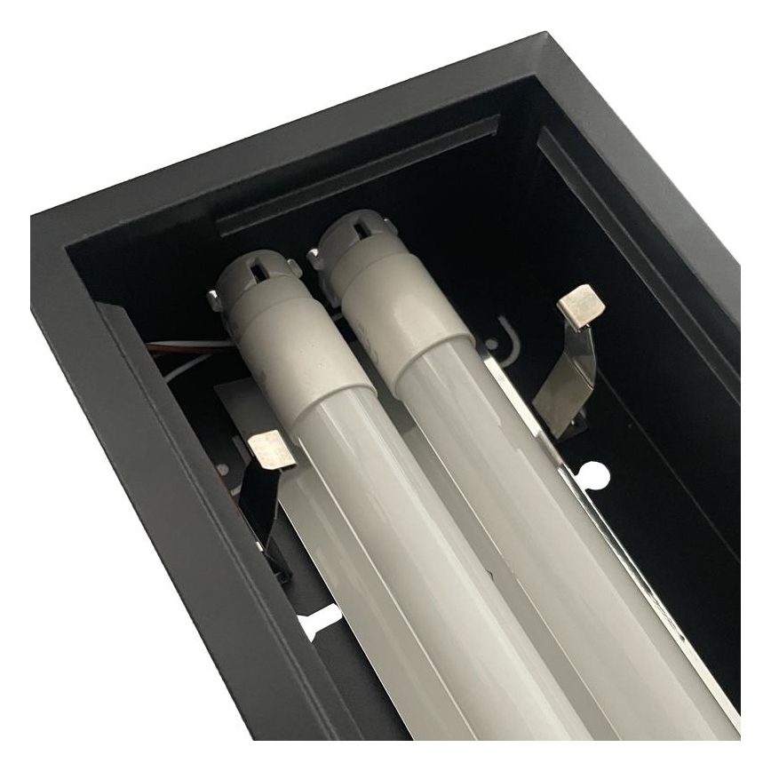 Dienasgaismas lampa T8 2xG13/18W/230V 120 cm melna