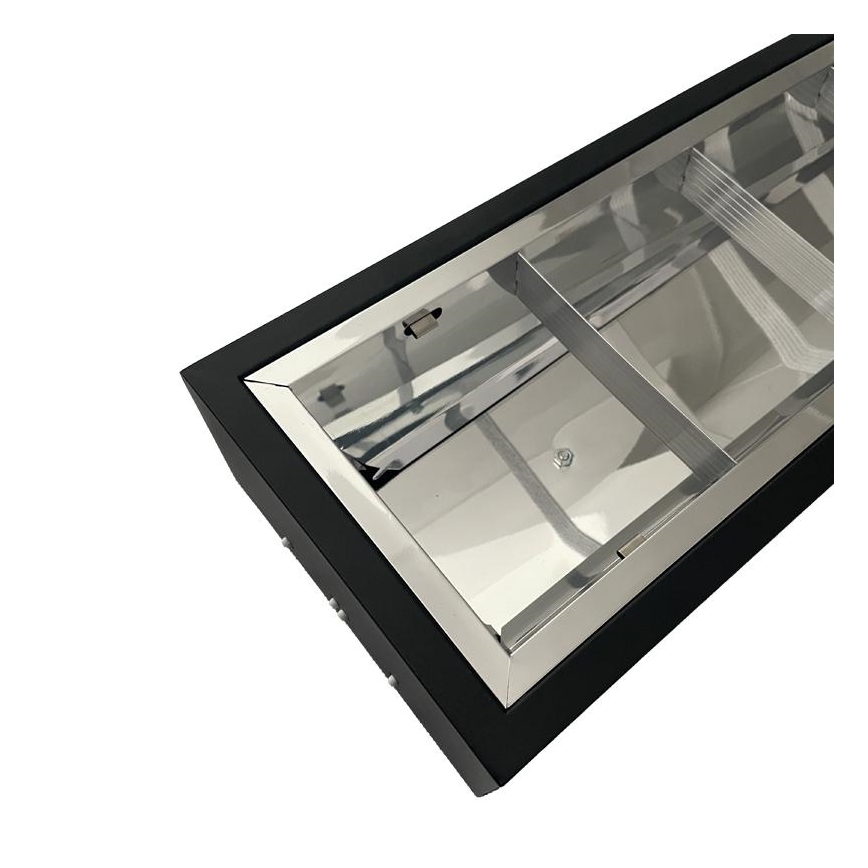 Dienasgaismas lampa T8 2xG13/18W/230V 120 cm melna