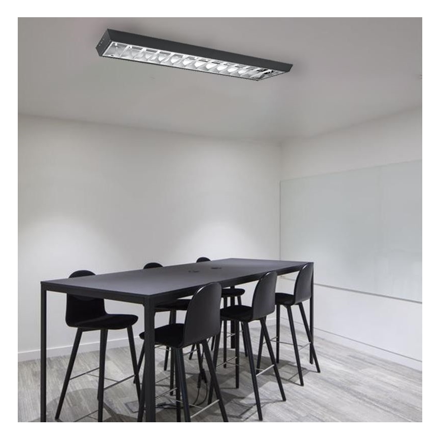 Dienasgaismas lampa T8 2xG13/18W/230V 120 cm melna