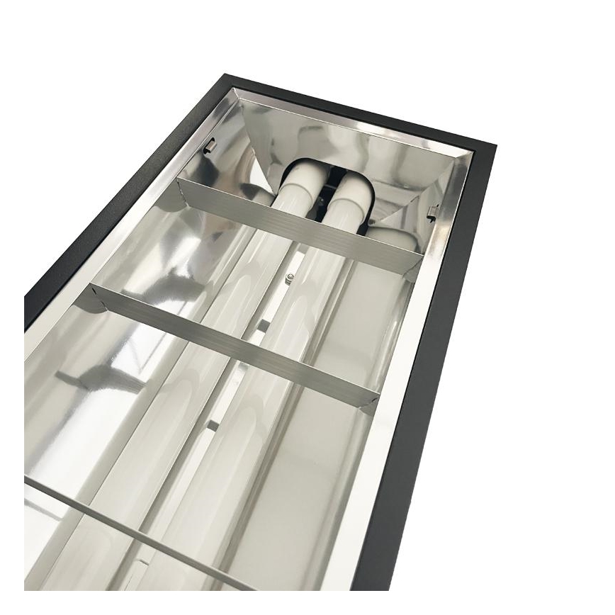 Dienasgaismas lampa T8 2xG13/18W/230V 120 cm melna