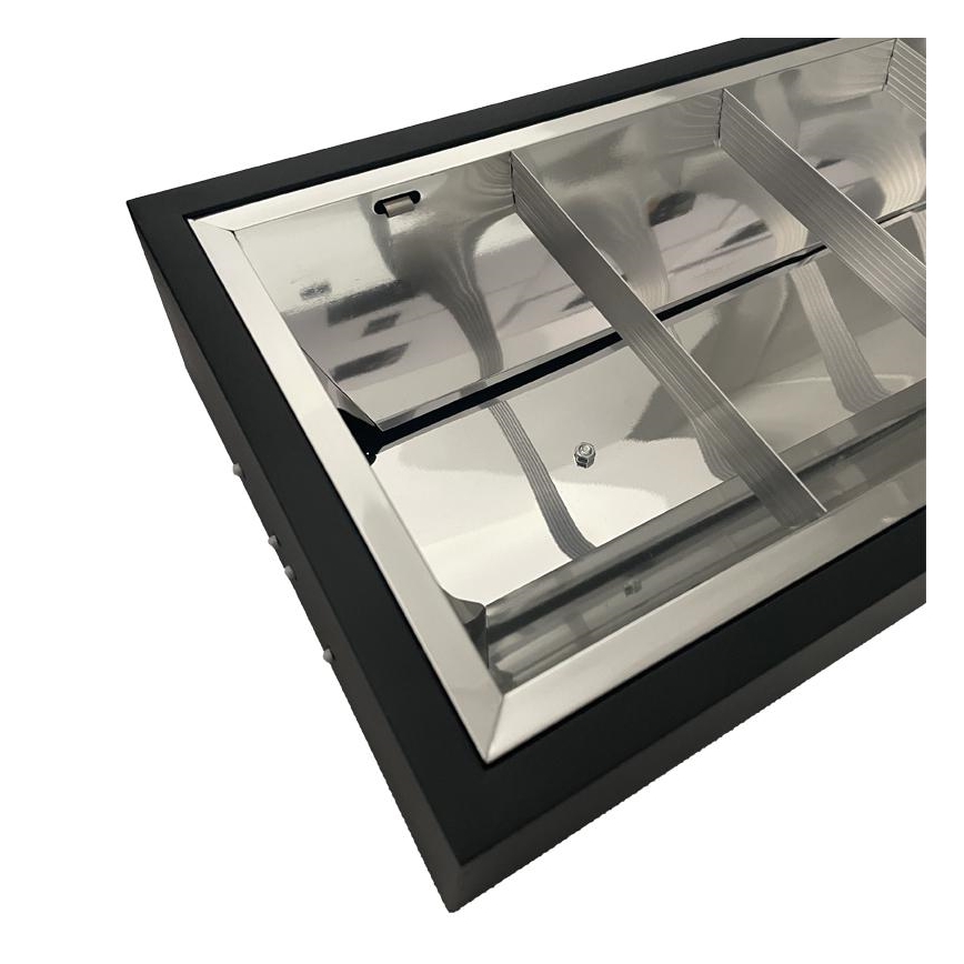 Dienasgaismas lampa T8 2xG13/18W/230V 120 cm melna