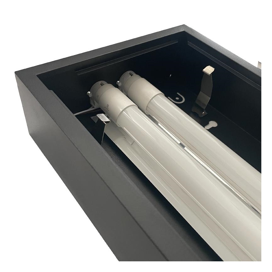 Dienasgaismas lampa T8 2xG13/18W/230V 120 cm melna