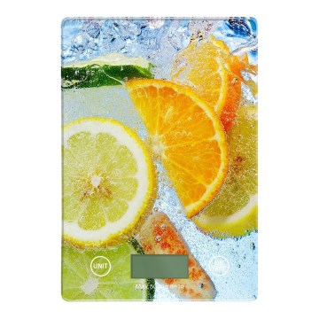 Digitālā virtuves svari 2xAAA citrus