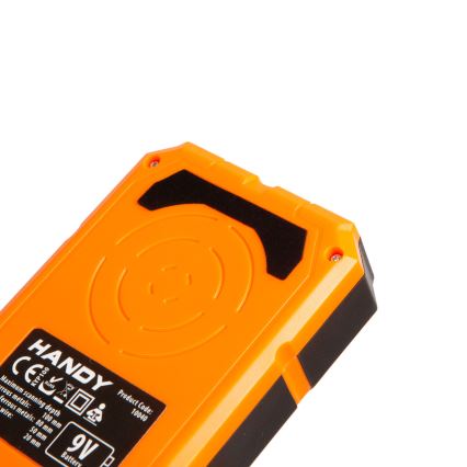 Digitālais daudzfunkcionālais detektors 9V 1x6LR61 IP54 oranžs
