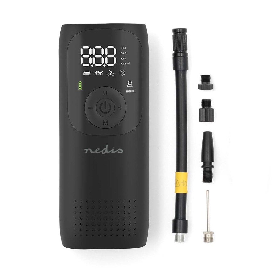 Digitālais kabatas kompresors 4000 mAh 5V