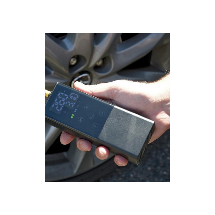 Digitālais kabatas kompresors 4000 mAh 5V melna