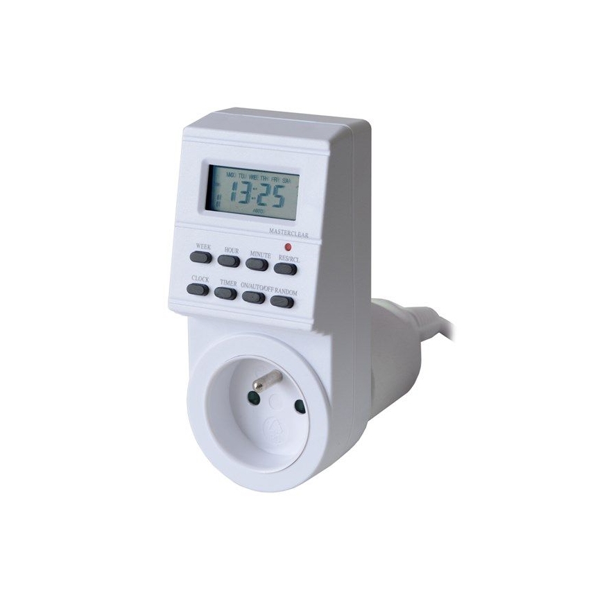 Digitālais nedēļas taimeris 16A/230V 200 mAh