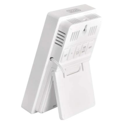 Digitālais termometrs ar higrometru 2xAAA, balts