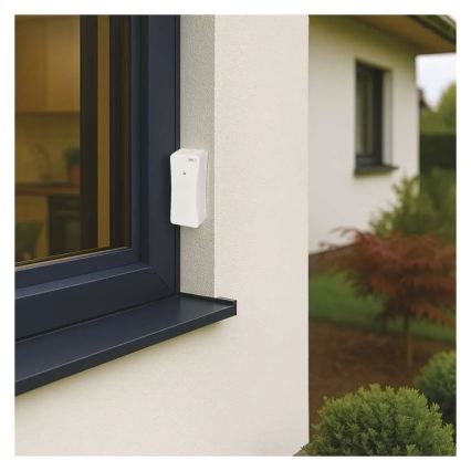 Digitālais termometrs ar higrometru 2xAAA, balts