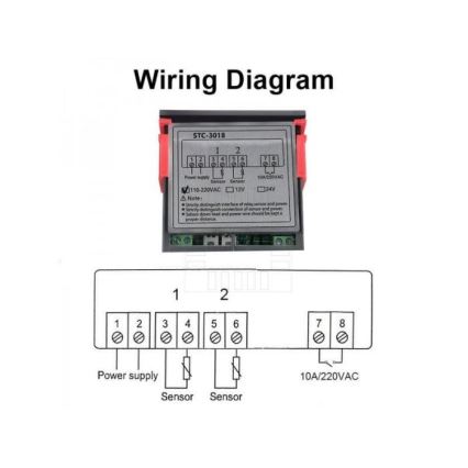 Digitālais termostats 3W/230V