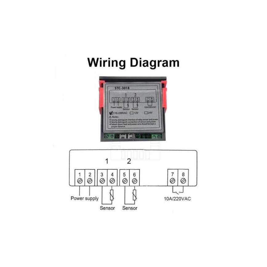 Digitālais termostats 3W/230V