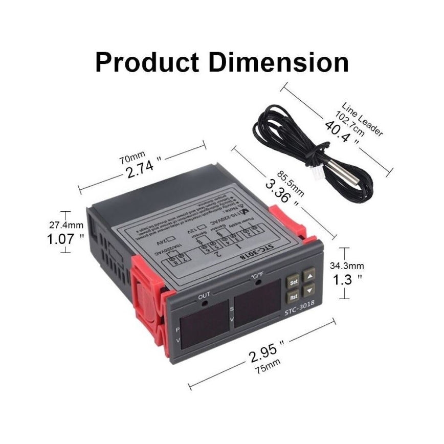 Digitālais termostats 3W/230V