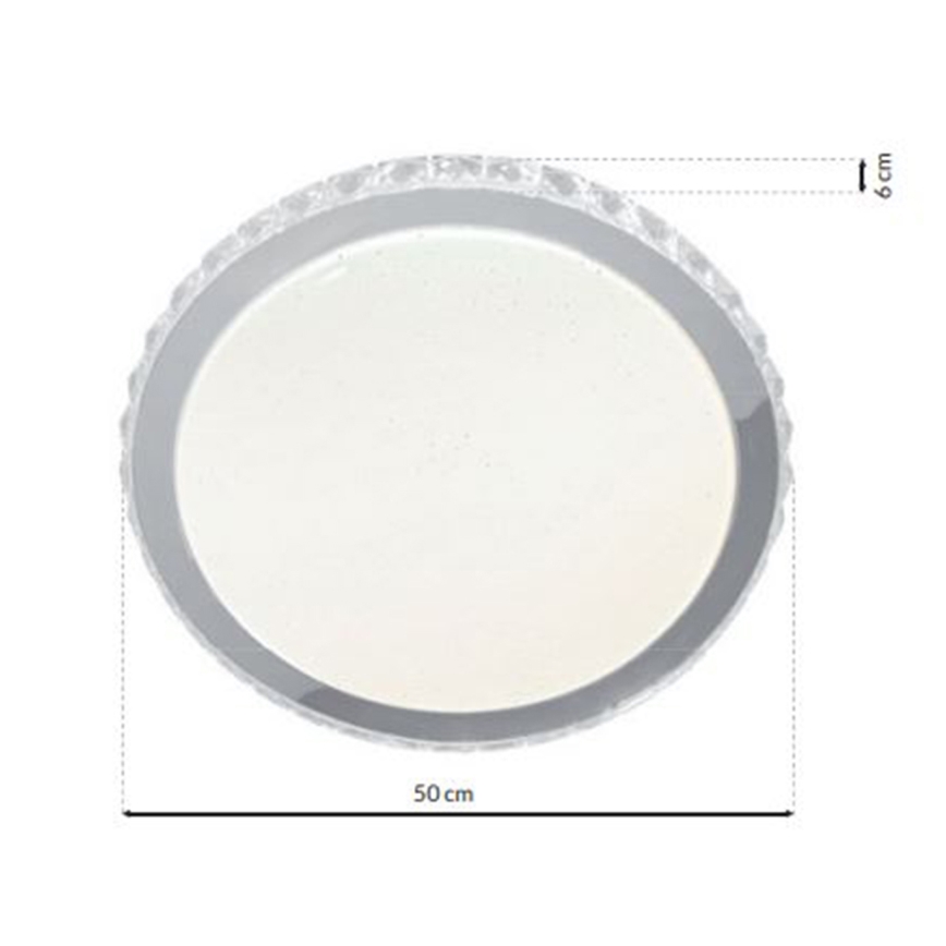 Dimējama LED griestu lampa LAYLA ar tālvadības pulti LED/66W/230V