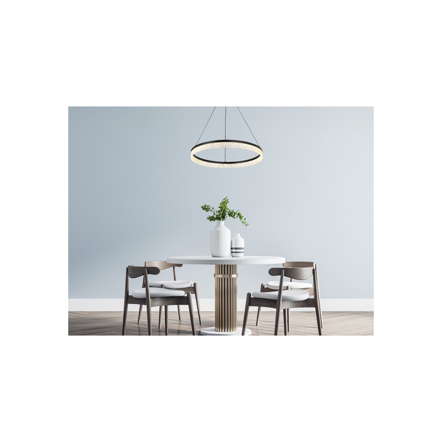 LED lustra ar regulējamu spilgtumu uz troses ALIANZ LED/45W/230V 3000-6000K Ø 60 cm + tālvadība
