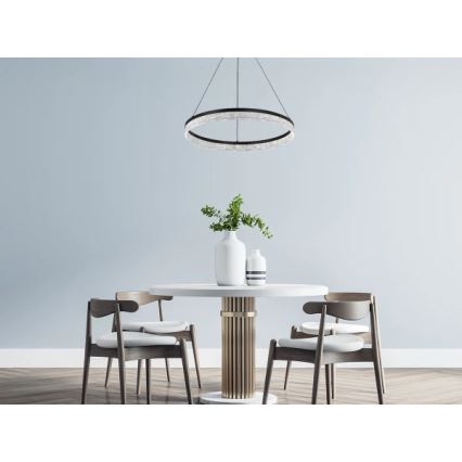 LED lustra ar regulējamu spilgtumu uz troses ALIANZ LED/45W/230V 3000-6000K Ø 60 cm + tālvadība