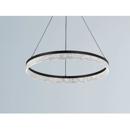 LED lustra ar regulējamu spilgtumu uz troses ALIANZ LED/45W/230V 3000-6000K Ø 60 cm + tālvadība