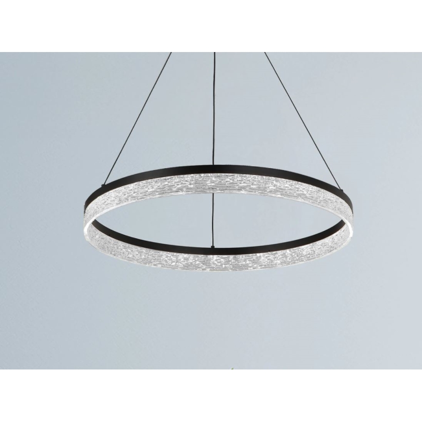 LED lustra ar regulējamu spilgtumu uz troses ALIANZ LED/45W/230V 3000-6000K Ø 60 cm + tālvadība