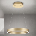 dimējama LED piekaramā lustra uz troses KOLK LED/40W/230V 2700/3000/4000K Ø 40 cm zelta