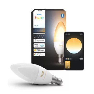 Dimējamā LED spuldze Philips Hue White Ambiance B39 E14/3,7W/230V 1000-20000K