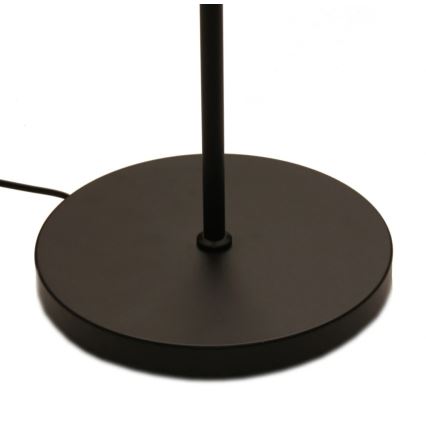 LED regulējamā grīdas lampa NORA LED/25W/230V 2200/3000/4000K + LED/5W 3000K melna + tālvadības pults