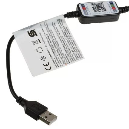 Dimējama RGB LED virtene 200xLED/29 funkcijas 20,4m