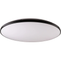 Dimējams LED griestu gaismeklis KERN LED/100W/230V 3000/4000/6000K Ø100 cm melns + tālvadības pults