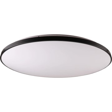 Dimējams LED griestu gaismeklis KERN LED/100W/230V 3000/4000/6000K Ø100 cm melns + tālvadības pults