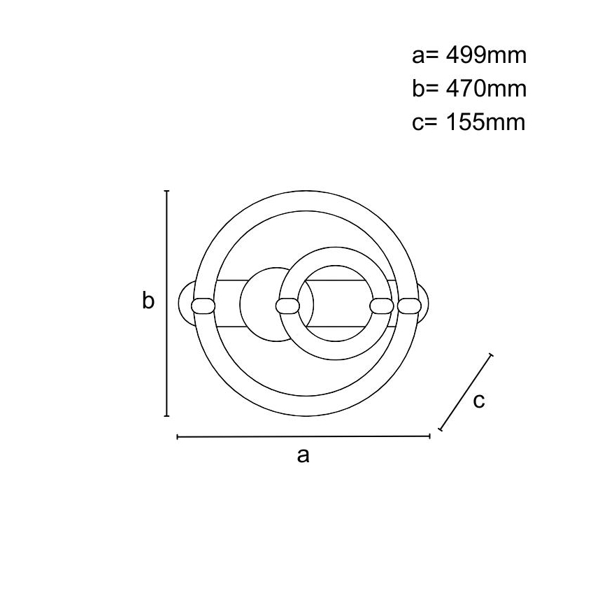 Dimējams LED griestu lukturis LED/120W/230V 3000-6500K + tālvadības pults