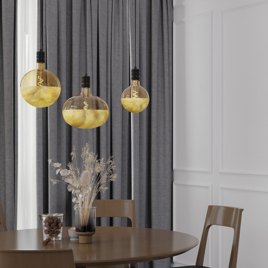 Dimmējama LED filamenta spuldze ar zelta pārklājumu E27/4W/230V 1800K CRI 90