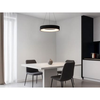 Regulējama LED lustra uz troses LED/75W/230V 3000–6500 K Ø 49 cm + tālvadība