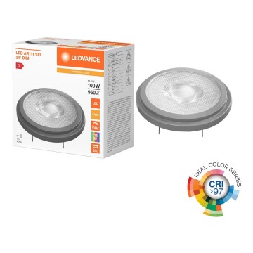 Dimmējama LED spuldze AR111 G53/13,5W/12V 2700K 24° CRI 97 - Ledvance